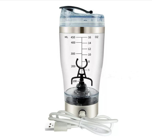 Electric Protein Shake Stirrer USB Shake Bottle Milk Coffee Blender Kettle Sports And Fitness Charging Electric Shaker Cup